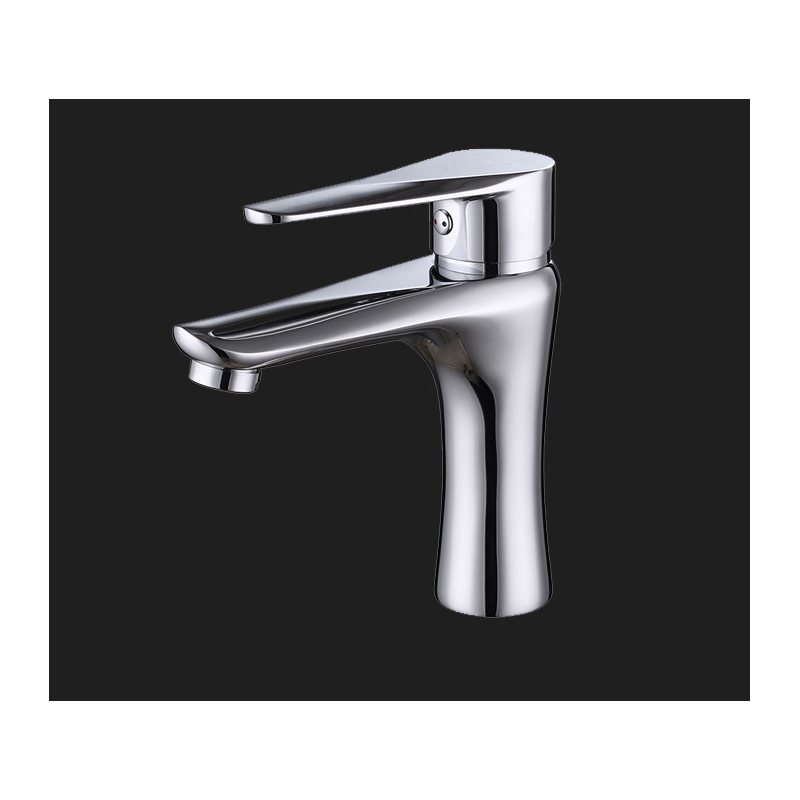 Silver Faucet Copper Chrome plating hot and cold faucet